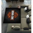 thumbnail image 1 of DEYOU Harley Davidson Motorcycles Pattern Area Rugs 6 x 9ft Floor Carpet Mat for Living Dinning Room Bedroom Kitchen Hallway Office Decor, 1 of 6