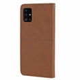 thumbnail image 3 of Compatible for Samsung Galaxy A51 4G Wallet Case with Card Slots Stand Magnet Case, Woven Texture Leather Cover with Detachable Wrist Strap for Samsung Galaxy A51 4G 6.5 Inch,Brown, 3 of 10