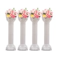 thumbnail image 2 of ToppiJoy 4Pcs White 34.65in Elegant Wedding Roman Column Set, Roman Pillars Decoration Party Flower Pot Columns Pedstal Stand, 2 of 14