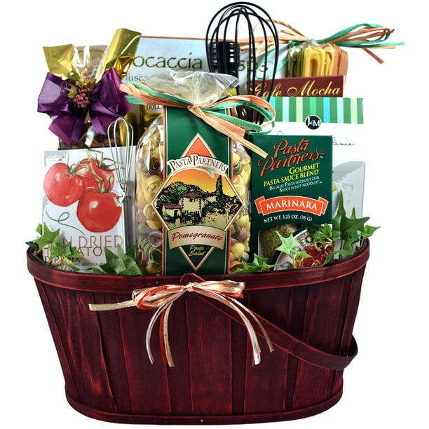 Dinner For The Entire Family Gourmet Italian Gift Basket Walmart Com Walmart Com