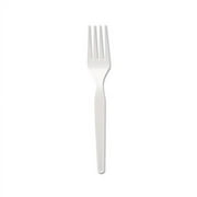 Dixie Medium-Weight Disposable Plastic Forks, FM217, 1,000 Count