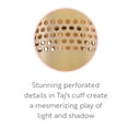 thumbnail image 5 of 84221LCB Lark Taj - 12W 1 LED Small Flush Mount-13 Inch Tall and 9.75 Inch Wide-Lacquered Brass Finish, 5 of 7