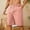 Pink, variant on Uwinwear Men's Linen Shorts, Elastic Waist Drawstring Casual Summer Beach Golf Yoga Shorts with Pockets Light Blue XL