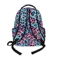 thumbnail image 2 of Xoenoiee Colorful Leopard Pattern Backpack for Girls Kids Schoolbag Backpack Large Bookbags Daypack Lightweight Schoolbag with Side Pocket Elementary School Bookbag Satchel Daypack, 2 of 7