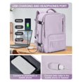 thumbnail image 4 of Mochila VGCUB Large Travel para portátil de 17 pulgadas, impermeable, 40 litros, 4 of 9