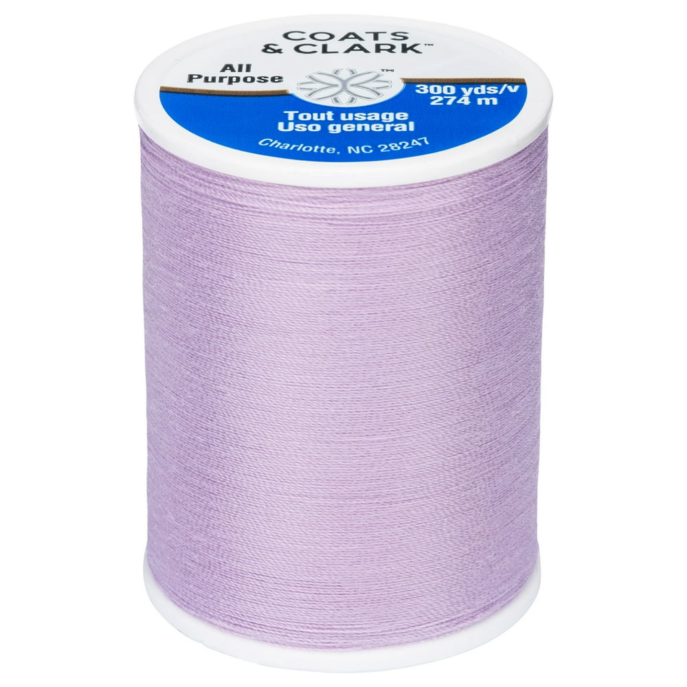 Coats & Clark All Purpose Light Violet Polyester Thread, 300 Yards