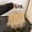 Khaki, variant on Faux Fur Fringe Tote Bag with Pearl & Gold Chain, Fluffy Handbag with Top Handle & Crossbody Strap for Women