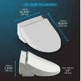 thumbnail image 6 of TOTO WASHLET C200 Electronic Bidet Seat Cotton White- SW2043R#01, 6 of 22