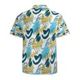 thumbnail image 3 of High Quality Hawaiian Shirts for Men Short Sleeve Aloha Beach Shirt Floral Summer Casual Button Down Shirts Blouses NXSXKM, 3 of 7