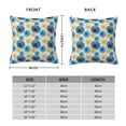 thumbnail image 2 of Pofeuu Circular Print Double-sided plush pillowcase Square Throw Pillow Covers Pillows Cover for Living Room Bedroom Sofa Couch Cushion Cover（No pillow core）-18"x18", 2 of 7