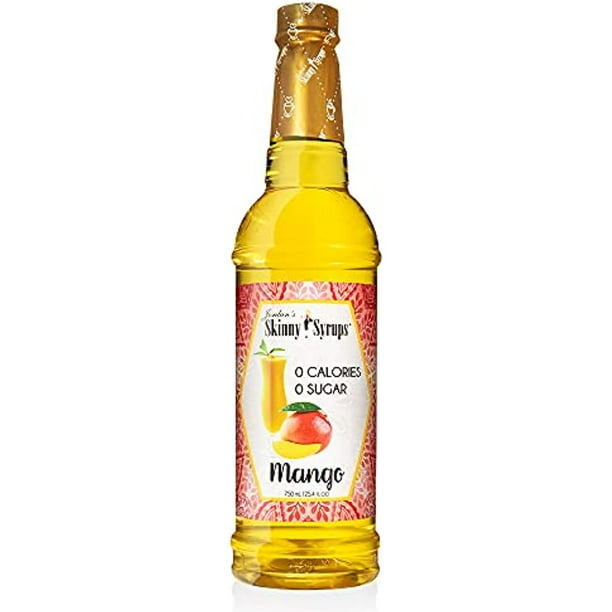Jordan’S Skinny Syrups Sugar Free Mango Syrup Healthy Flavors With 0 Calories, 0 Sugar, 0