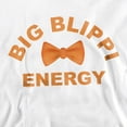 thumbnail image 2 of Blippi Big Blippi Energy Unisex Adult Crewneck Sweatshirt, White, Large, 2 of 3
