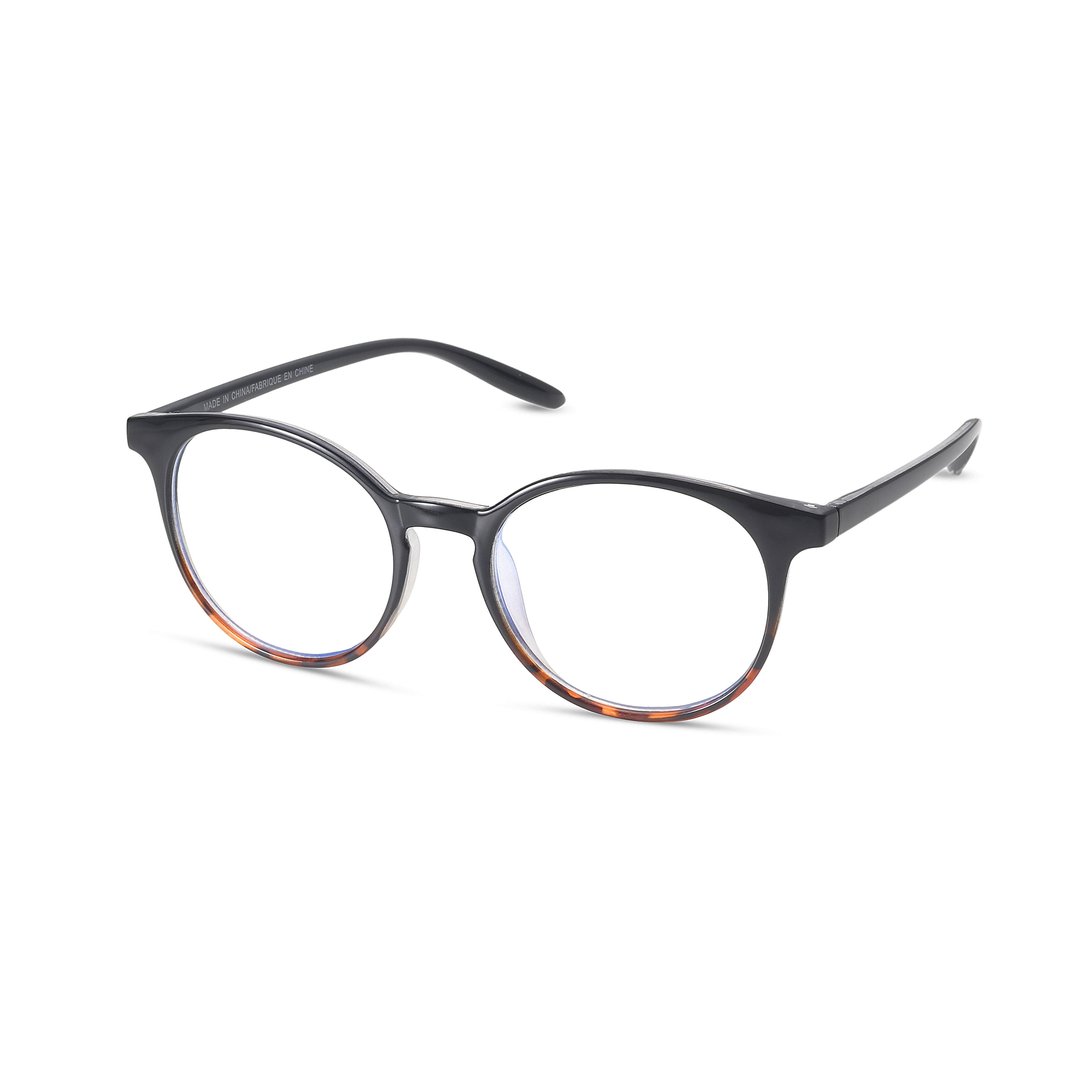TWELVE Eyewear Unisex Frames Blue Light Blocking Lens Black Tortoise Glasses