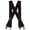 Brown, variant on Welch  2 Inch Wide X-Back Casual Clip-End Suspender (Men)