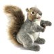 thumbnail image 1 of Marioneta de mano Folkmanis, ardilla gris, 9 x 6 x 11 pulgadas, 1 of 2