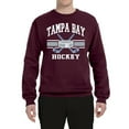 thumbnail image 2 of Wild Bobby City of Tampa Bay Hockey Fantasy Fan Sports Unisex Crewneck Sweatshirt, Maroon, X-Large, 2 of 5