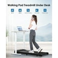 thumbnail image 4 of Bigzzia Walking Pad Treadmill,Under Desk Treadmill for Home&Office, Speed Range 0.6~5mph, 265 lbs Weight Capacity, Black, 4 of 8