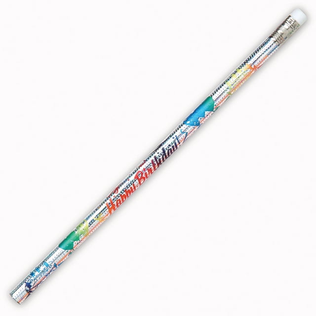 Moon Products Crayons Joyeux Anniversaire de Votre Enseignant, 2 HB Plomb, Lot de 12
