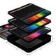 thumbnail image 5 of Lápices de acuarela KALOUR Professional 72 colores con 2 pinceles, 5 of 7