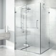 thumbnail image 2 of VIGO Monteray 30 in. L x 46 in. W x 73 in. H Frameless Hinged Rectangle Shower Enclosure in Chrome with 3/8 in. Clear Glass, 2 of 12
