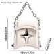 thumbnail image 4 of Bolso Bandolera para Mujer Bolso Bandolera Con Cadena Bolsos Informales Bolso Mano para Mujer (blanco), 4 of 9