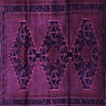 thumbnail image 1 of Ahgly Company Indoor Square Persian Purple Traditional Area Rugs, 4' Square, 1 of 4
