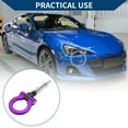 thumbnail image 2 of Unique Bargains Tow Hook /Universal Car Front Bumper Towing Hook / Durable Metal Rotary Tow Hook Ring for Honda S2000 2000-2009,for Honda FIT 20.4cm 1pcs Purple, 2 of 7