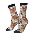 thumbnail image 1 of Balery Cute Dogs Puppy Calcetas Largas con Estampado para Hombre y Mujer – Suaves y Transpirables, Talla Única (US 5-11), 1 of 6