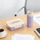 thumbnail image 1 of Set de lonchera Bento Box con taza | Fiambrera multicompartimento para preparar comidas para niños y adultos | Recipiente hermético apto para microondas para la escuela, el trabajo o la oficina, 1 of 6