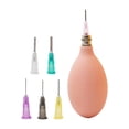 thumbnail image 1 of Botella con aplicadores de precisión, botella flexible, aplicadores de aceite y disolvente, de goma de 45 ml rosa, 1 of 9