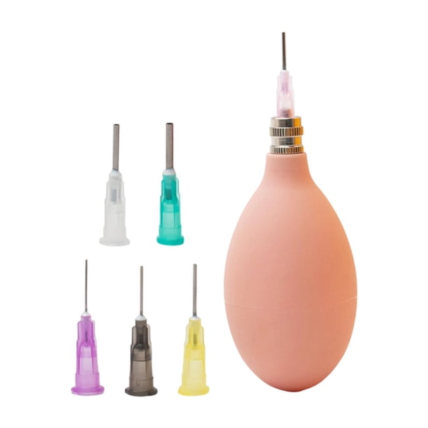Botella aplicadora de precisión, juego de herramientas ligeras de arcilla para manualidades de quilling con pintura. rosa