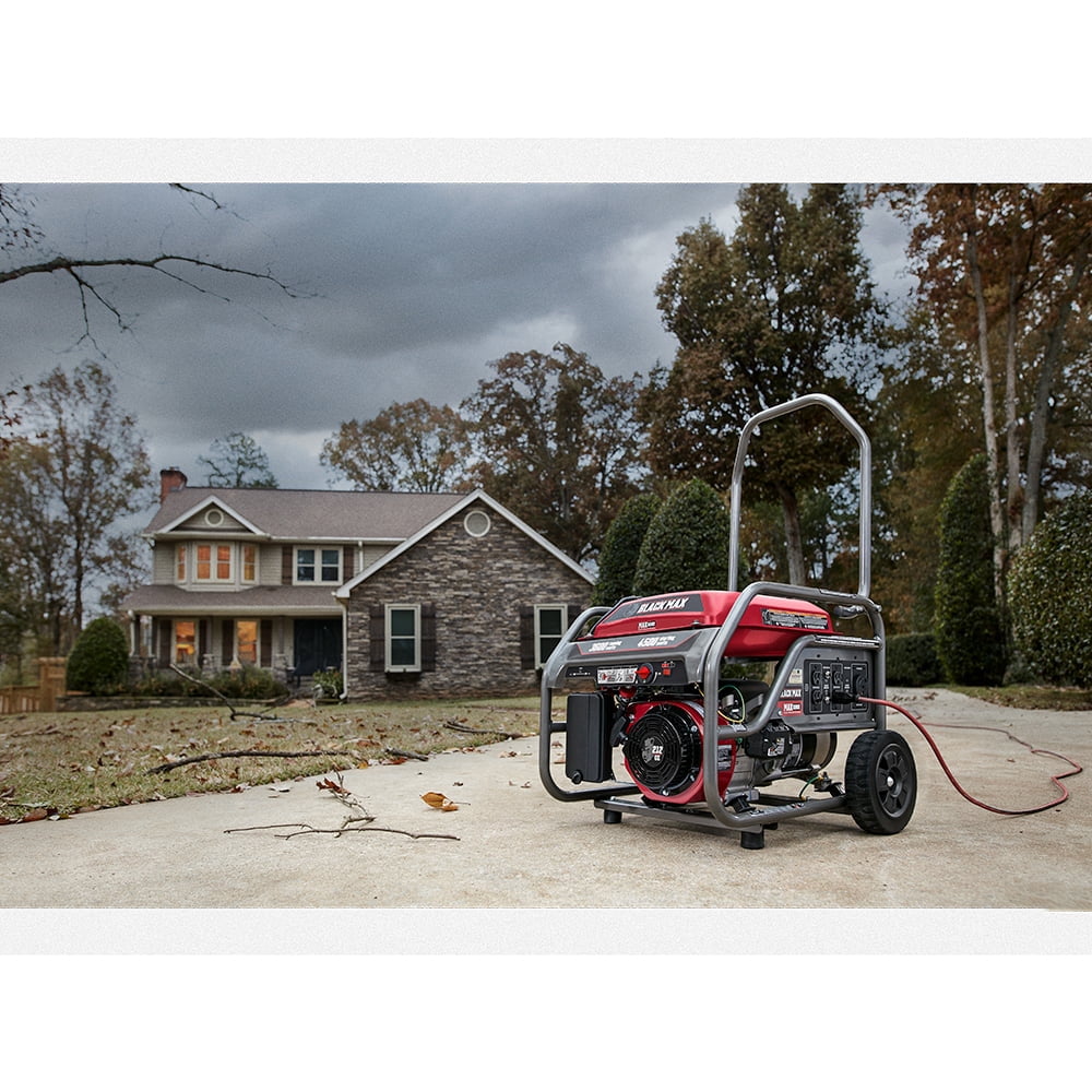 Restored Black Max 3600 Wattage Generator with Auto Low-oil Shutdown (Refurbished)