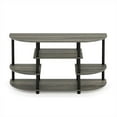 thumbnail image 2 of Furinno JAYA Simple Design No Tool TV Stand, Gray & Black, 2 of 5