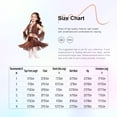 thumbnail image 6 of Linjinx 3 Piece Girls Sparkle Western Cowgirl Dance Outfit Set Brown 10, 6 of 6