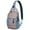 Tribal Style S, variant on Tribal Style Sling Backpack for Women Men, Artistic Ink Style Lightweight Travel Crossbody Bag for Hiking Outdoors