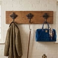thumbnail image 4 of Fmxomd Rustic Cast Iron Coat Hooks (1Pack), Wall Mounted, Farmhouse Decorative, Heavy Duty Wall Hooks for Hanging Coats, Hats, Towels, 4 of 9