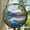Blue Lake Mountains, variant on Ornament Window Hanging, Orange Sunrise Suncatcher Diamond Glass Panel Hangings Scenery Sun Catchers Decor for Birthday for Women, Men, Wife, Aunt, and Mom, 2025, Seasonal Holiday