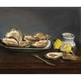 thumbnail image 3 of Manet, Edouard 14x12 Black Modern Framed Museum Art Print Titled - Oysters, 3 of 5
