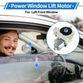 thumbnail image 2 of Unique Bargains Front Left Driver Side Power Window Regulator Lift Motor for Audi A4 2006-2015 No.8KD959801B 2 Pin Car Window Glass Lift Motor, 2 of 7