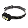 thumbnail image 3 of Linterna frontal LED de inducción recargable por USB 6 modos 600lm IPX4 impermeable para exteriores para acampar senderismo RV viajes, 3 of 8