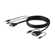Angle View: 10FT USB/VGA/DVI-A/HD15 A/B M/M SKVM CABLE