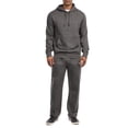 thumbnail image 4 of Men's Lightweight Fleece Pullover Hoodie (2XL, Charcoal Grey), 4 of 4