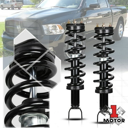 15 Tail Strut - Front L+R Strut Assembly Shock Absorber w/Spring for 09-18 Dodge Ram 1500 4WD 10 11 12 13 14 15 16 17