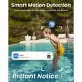 thumbnail image 4 of AOSU Security Camera, 2K Outdoor Camera Color Night Vision, IP66 Waterproof WiFi Camera for Home Security, 360° View Surveillance Camera with PIR Motion Sensor, 2 Way Audio, 4 of 7