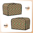 thumbnail image 3 of Sikiie Geometric Watermelon Toaster Covers 2 Slice Dustproof Toaster Cover Bread Machine Cover, Dustproof Cover - 11.4" x 7.5" x 7.9", 3 of 7