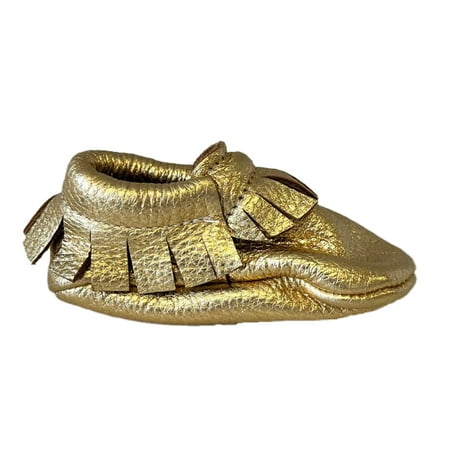 

Pre-owned: Unknown Brand Girls Gold Shoes size: 3-6 Months (Good)