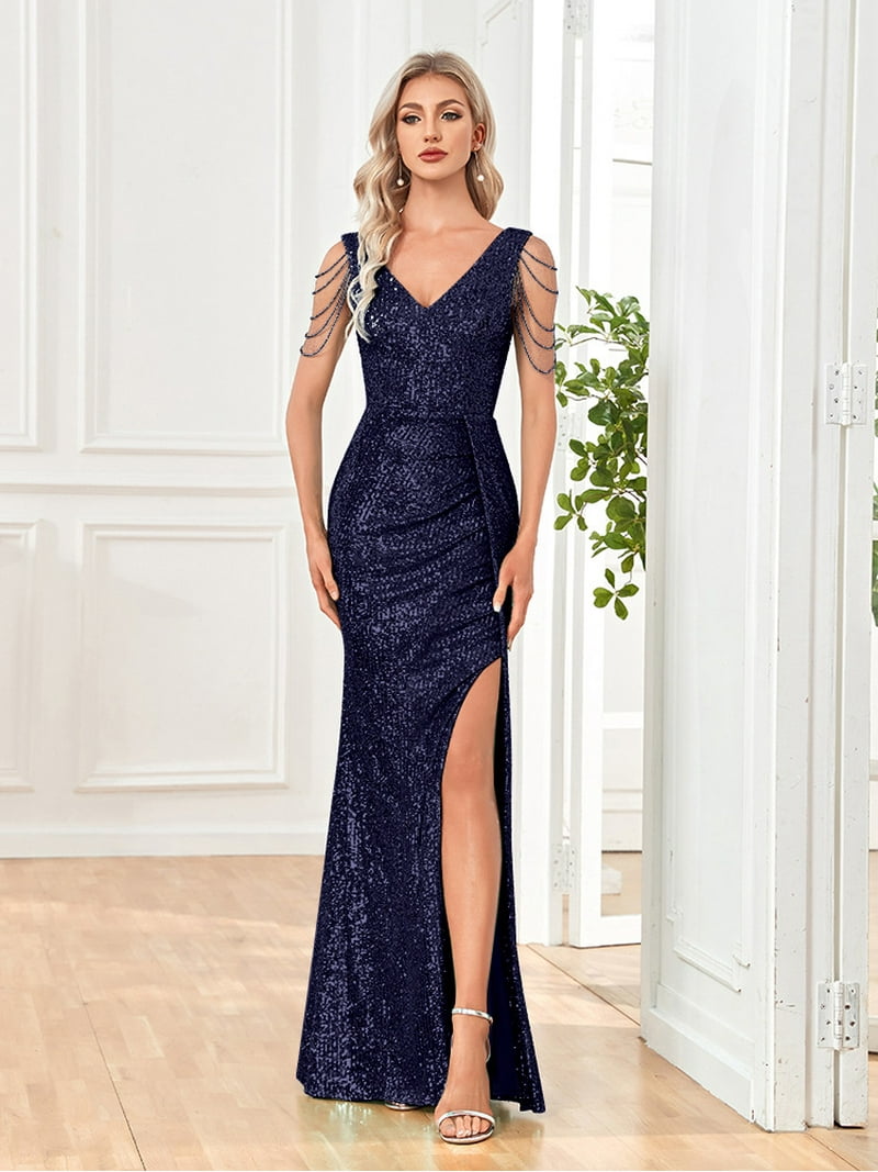 black lace dress ebay Black Le Stretch Lace Long Sleeve Dress main image 0
