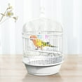 thumbnail image 3 of European Style Large Round Bird Cage Portable Outdoor Hanging Balcony Pet Home Metal Travel Habitat for Lovebirds Conures, 3 of 6