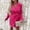 Hot Pink, variant on Turilly Womens Jackets Ladies Women's Fashion Casual Lace Up Waist Loose Candy Color Long Sleeve Solid Color Suit Collar Dress Coat