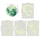thumbnail image 3 of Pegatinas de pared para habitación de niños, pegatinas de pared para niñas, pegatinas de luz de cielo estrellado, pegatinas fluorescentes autoadhesivas, decoración de pared, 3 of 3